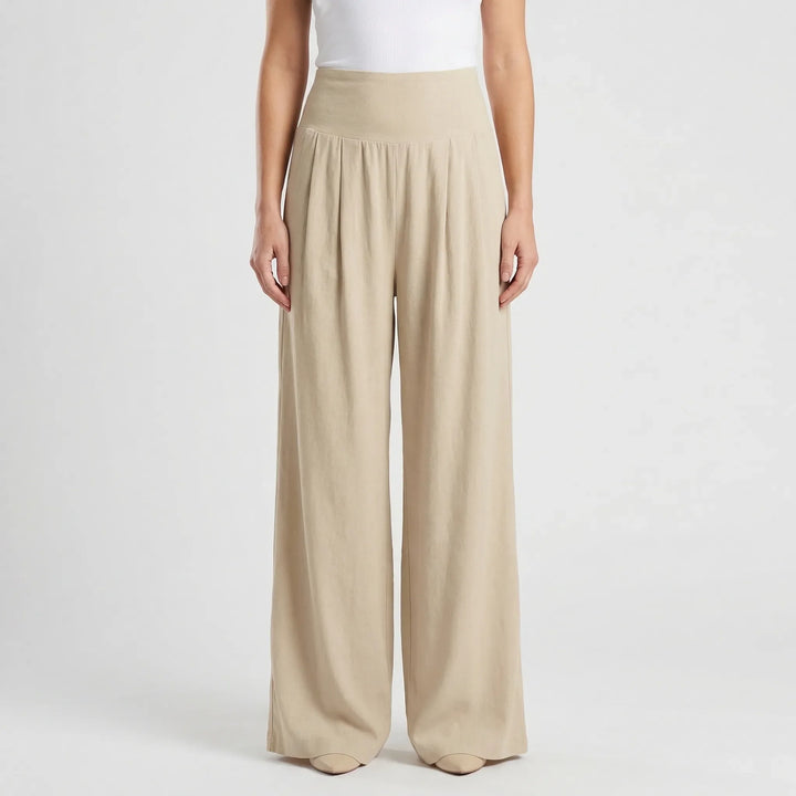 Palazzura - High-Waist Wide-Leg Palazzo Pant
