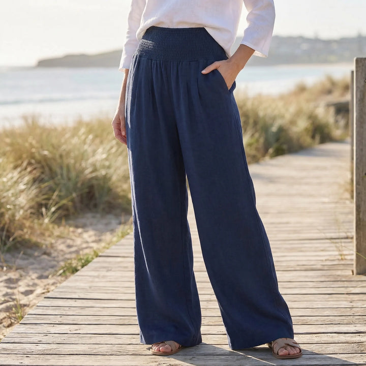 Palazzura - High-Waist Wide-Leg Palazzo Pant