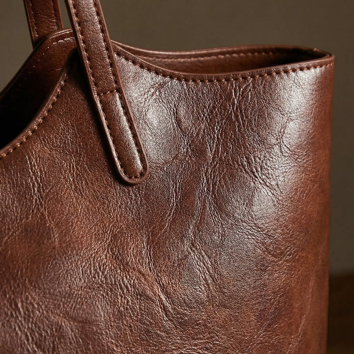 Patinova - Large Vintage-Inspired Shoulder Tote