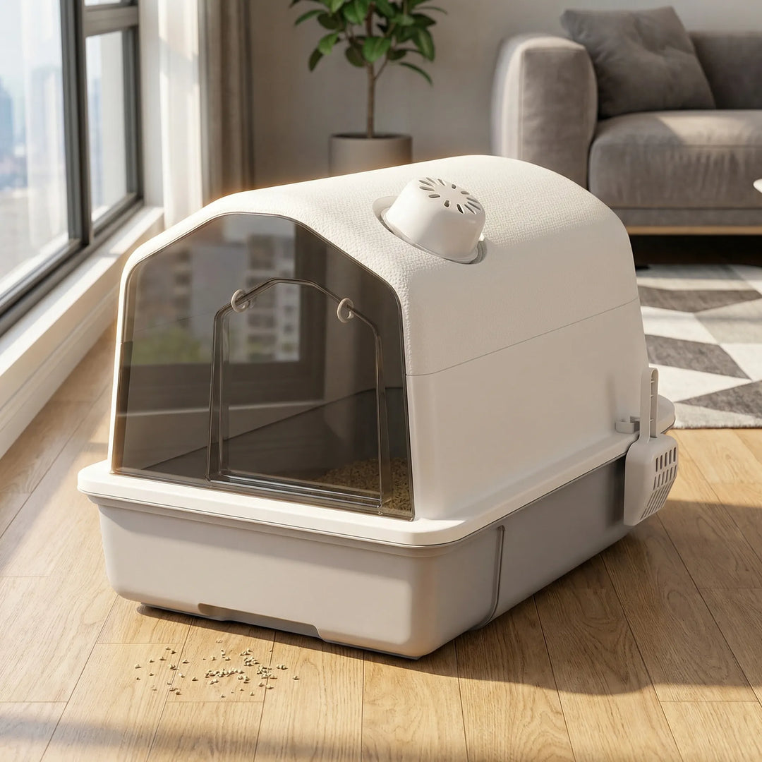Pawvault - Fully Enclosed XL Cat Litter Box