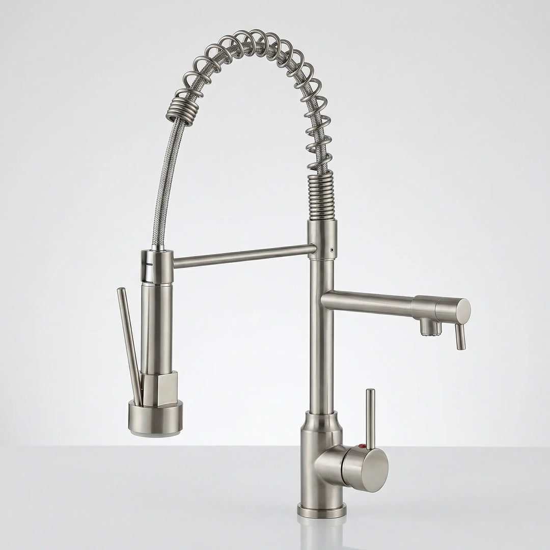 Pivotix - 360-Degree Swivel Spring Pull-Down Faucet