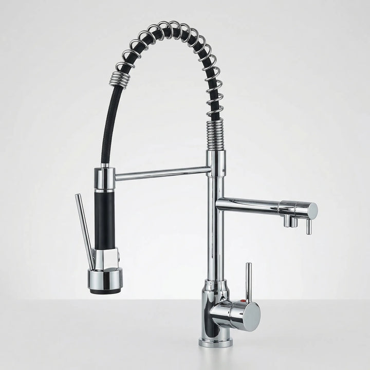 Pivotix - 360-Degree Swivel Spring Pull-Down Faucet