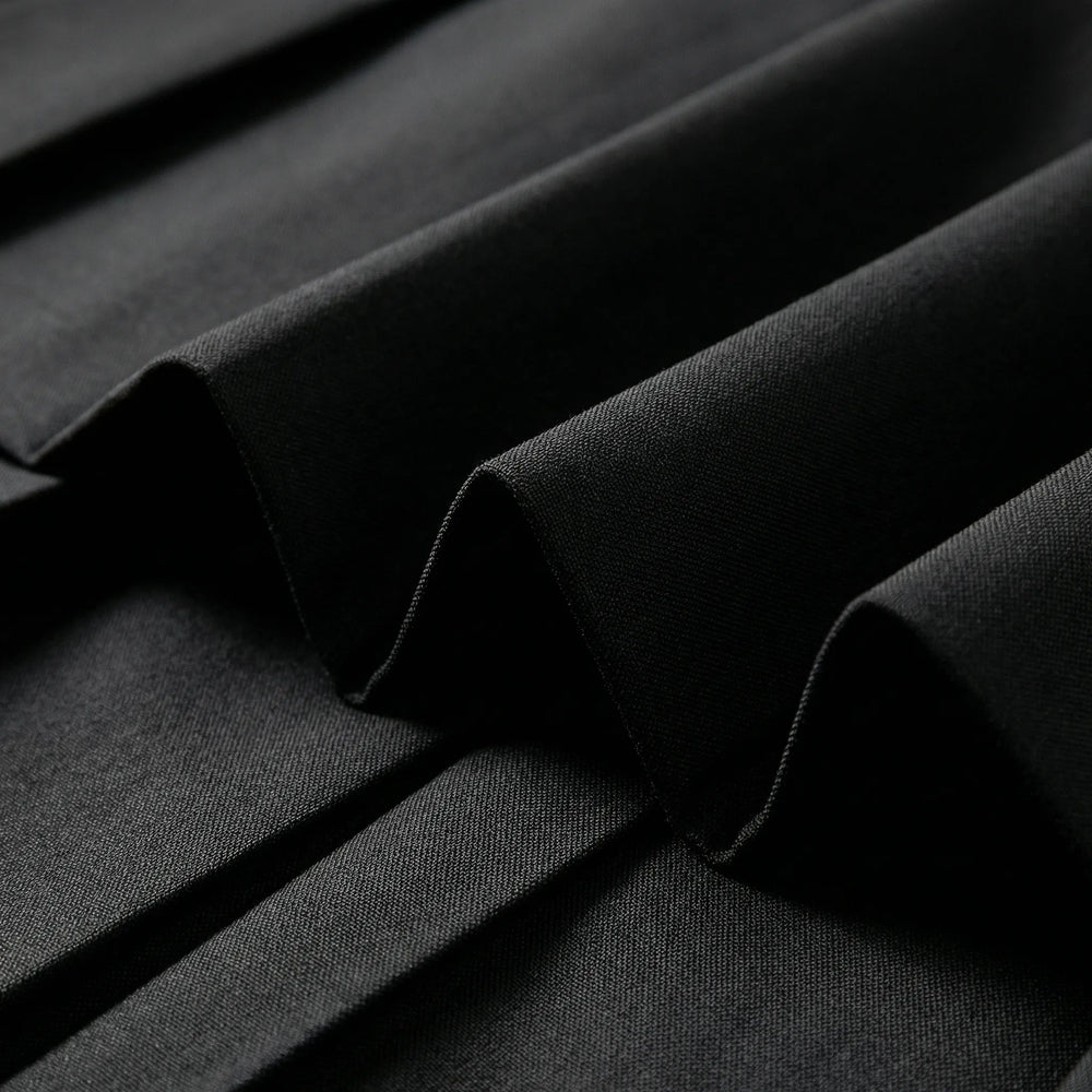 Pleavora - Pleated Mid-Length Casual Skirt