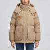 Vadderad Hooded Puffer Jacka Kvinnor