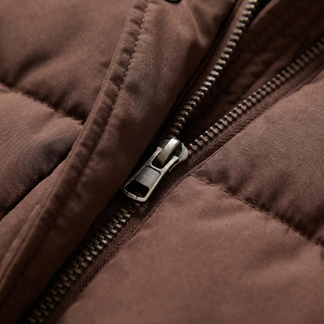 Puffrova - Cropped Hooded Puffer Jacket For Women