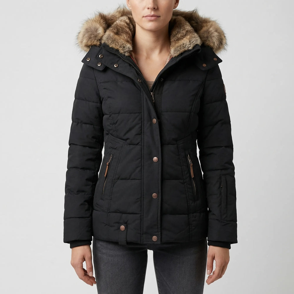 Quilova - Quilted Hooded Puffer Jacket Women