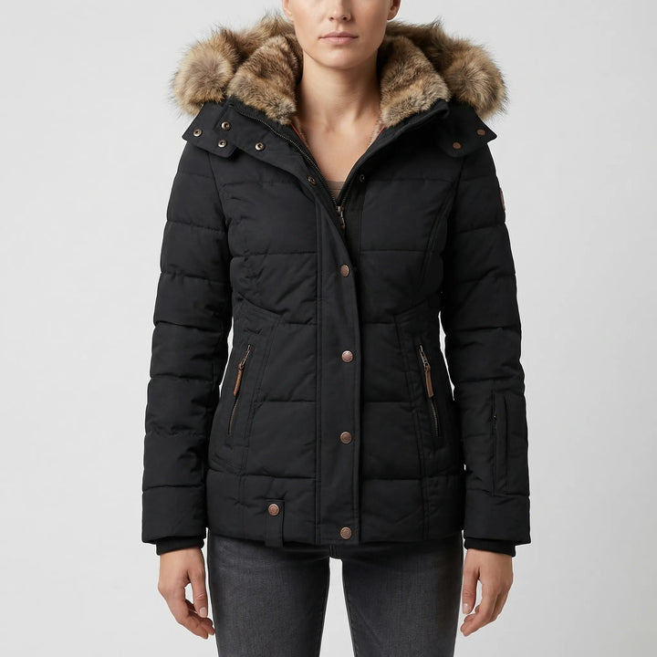 Quilova - Quilted Hooded Puffer Jacket Women