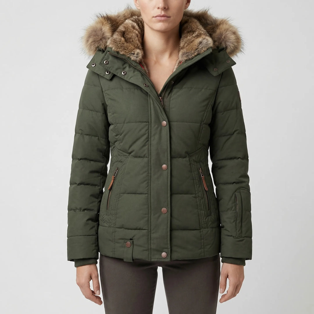 Quilova - Quilted Hooded Puffer Jacket Women