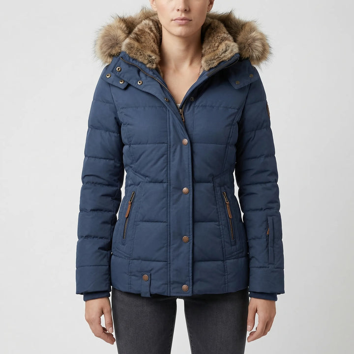Quilova - Quilted Hooded Puffer Jacket Women