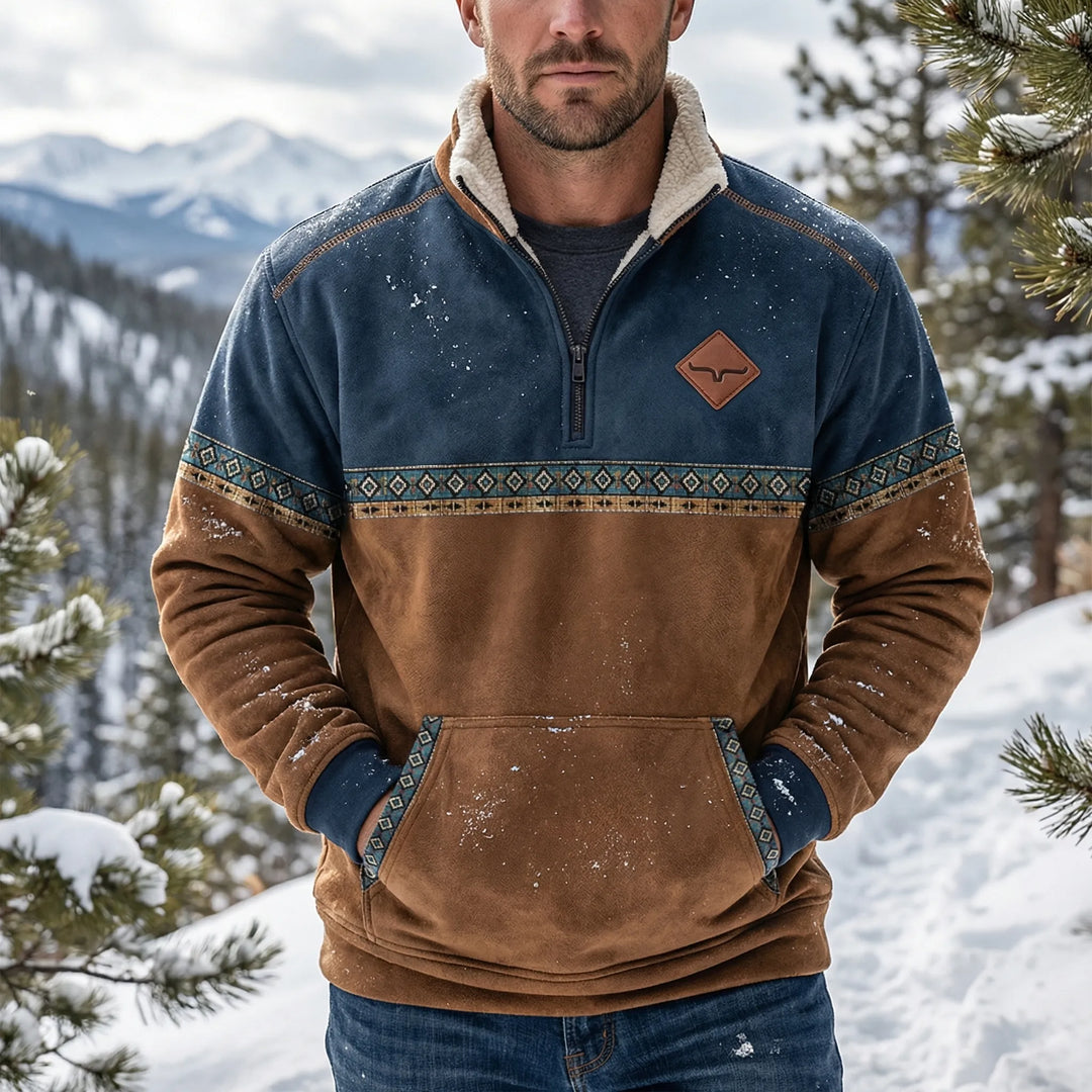 Ranchvex - Quarter-Zip Fleece-Lined Pullover