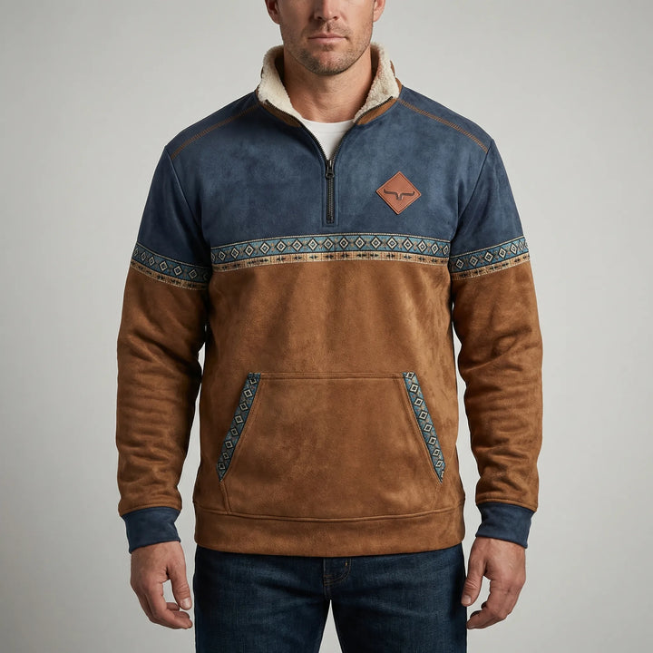 Ranchvex - Quarter-Zip Fleece-Lined Pullover