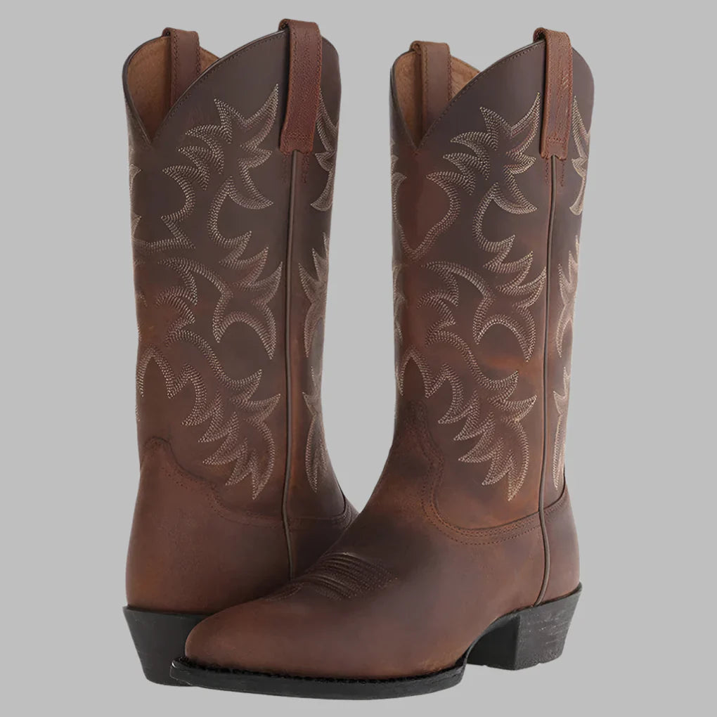 Rangelon - Pull-On Western Cowboy Boot