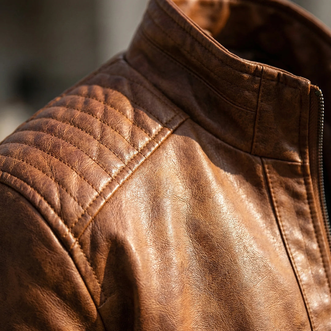 Ravekko - Classic Fit Moto-Style Jacket