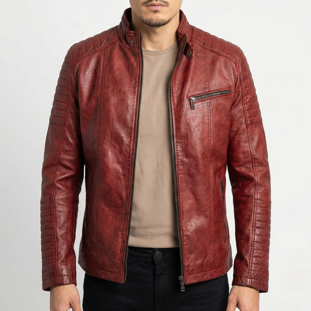 Ravekko - Classic Fit Moto-Style Jacket