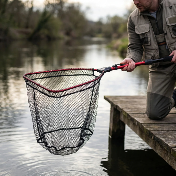 Reelcast - Telescopic Folding Fish Landing Net