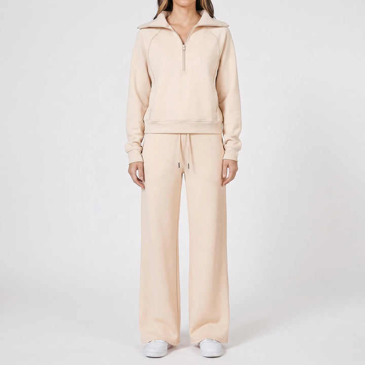 Relaxo - Coordinated Wide-Leg 2-Piece Set
