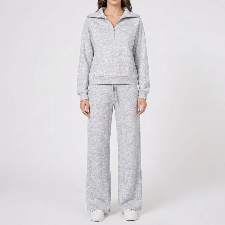 Relaxo - Coordinated Wide-Leg 2-Piece Set