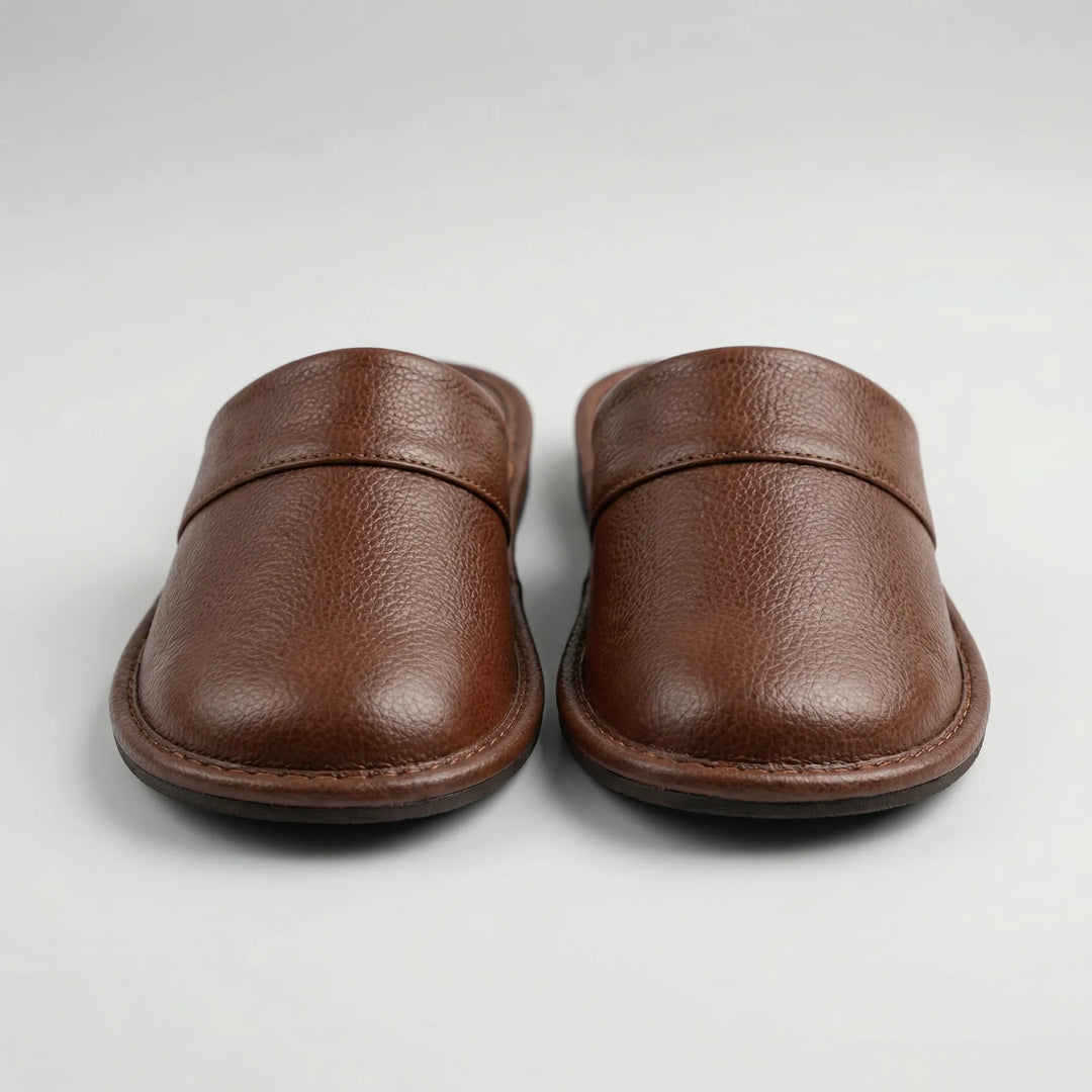 Restilo - Slip-On Indoor Leather Slipper