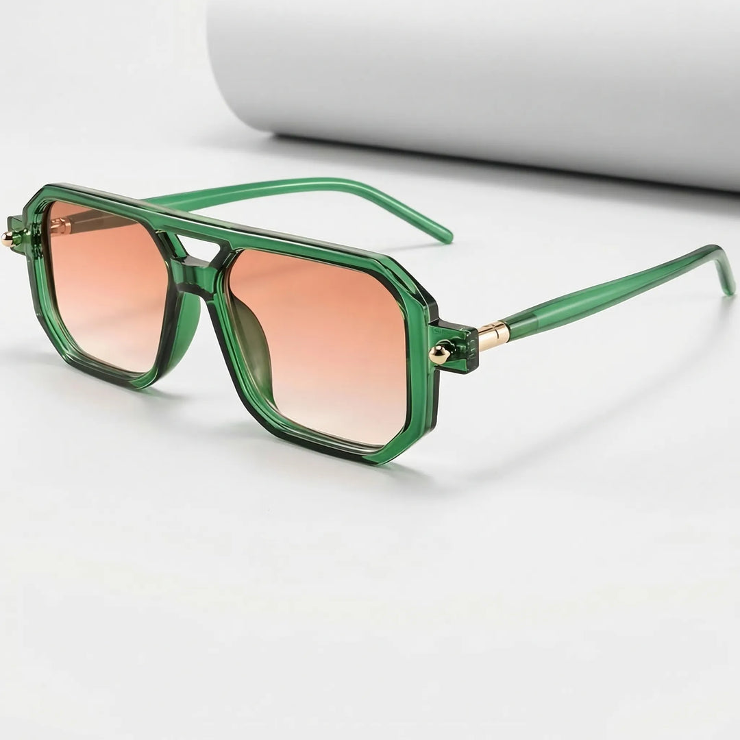 Retravex - Vintage Square Aviator Sunglasses