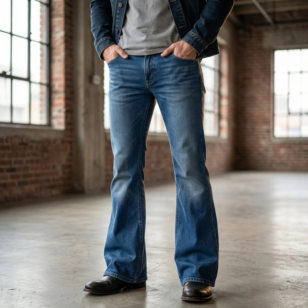 Retroflare - 70s-Inspired Flared Leg Jeans
