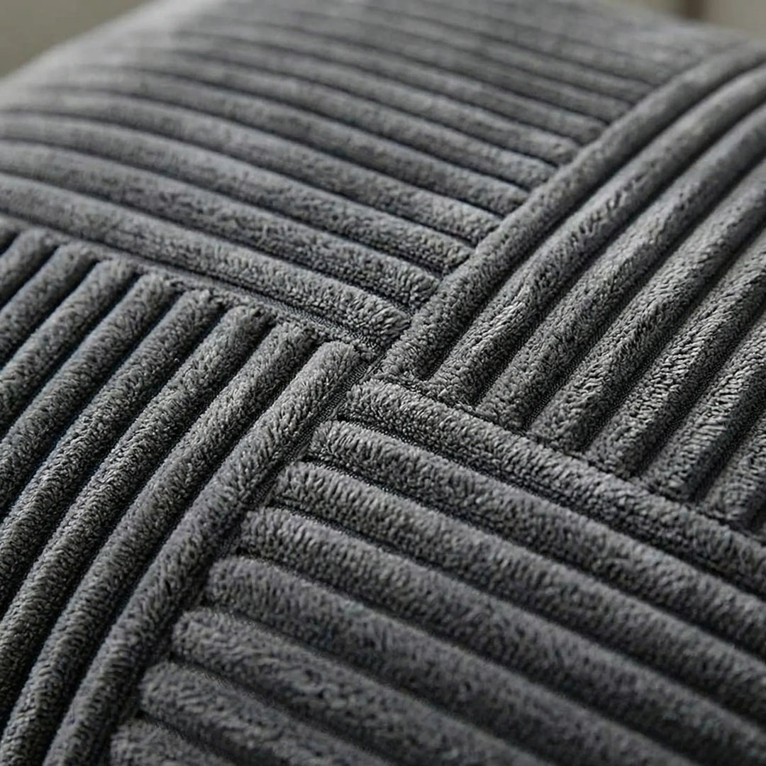 Ribblex - Ribbed Corduroy Square Cushion Cover