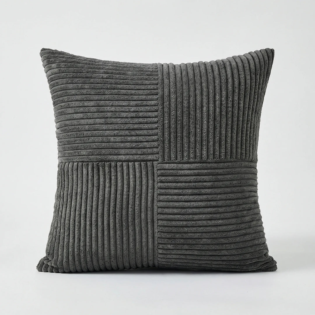 Ribblex - Ribbed Corduroy Square Cushion Cover