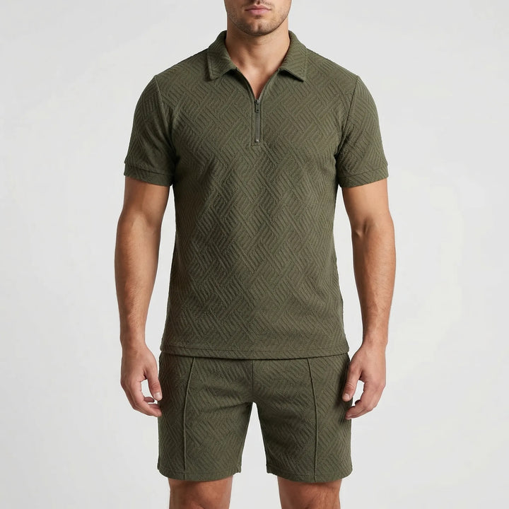 Rivelo - Matching Polo And Shorts Set