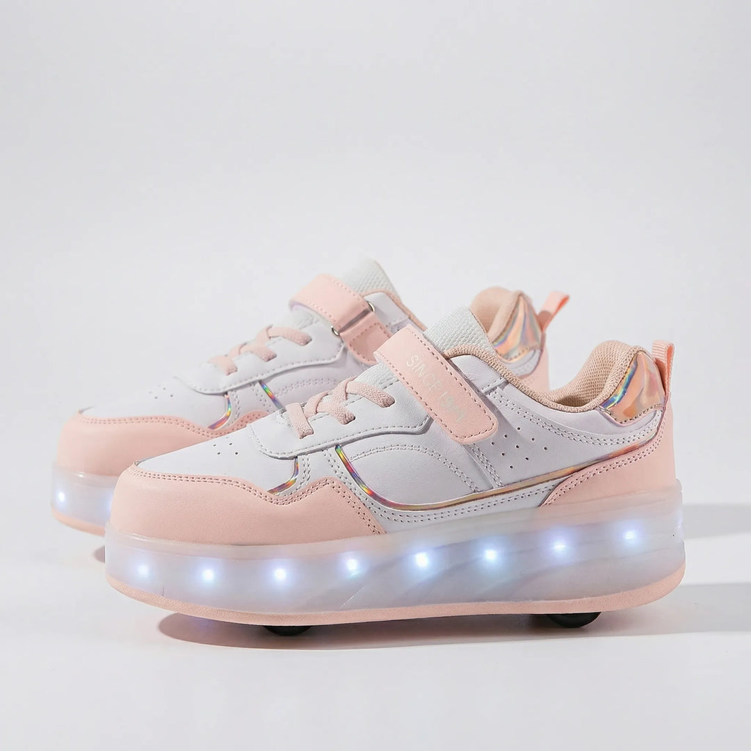 Rolluxe - Kids Light-Up Roller Sneaker Shoe