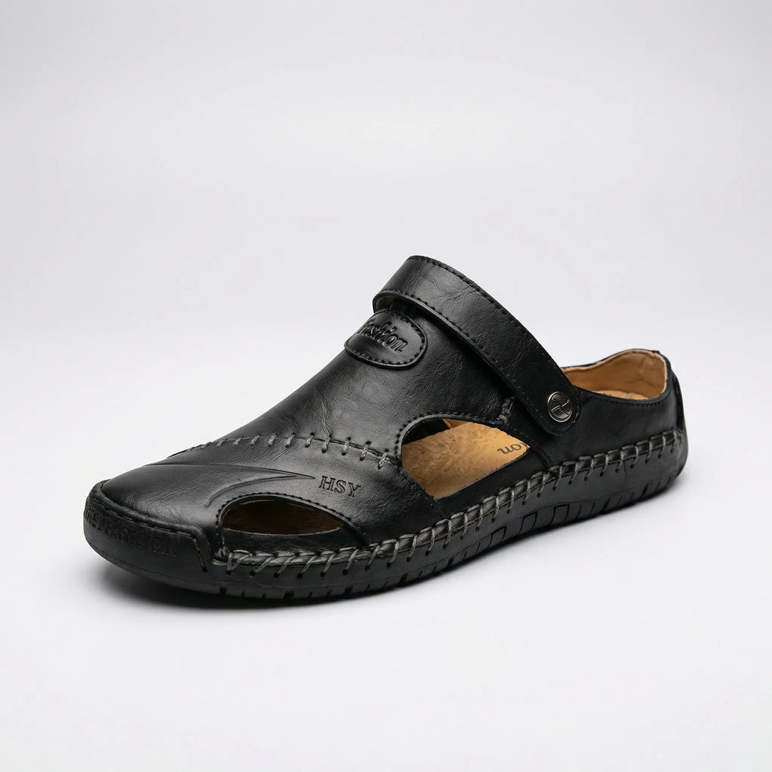 Sandavo - Closed-Toe Adjustable Strap Sandal