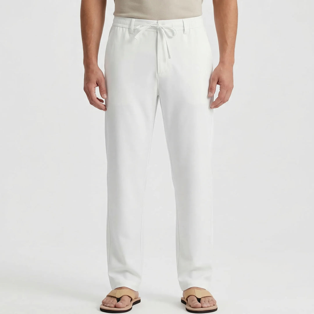 Sandova - Relaxed Fit Drawstring Casual Pants