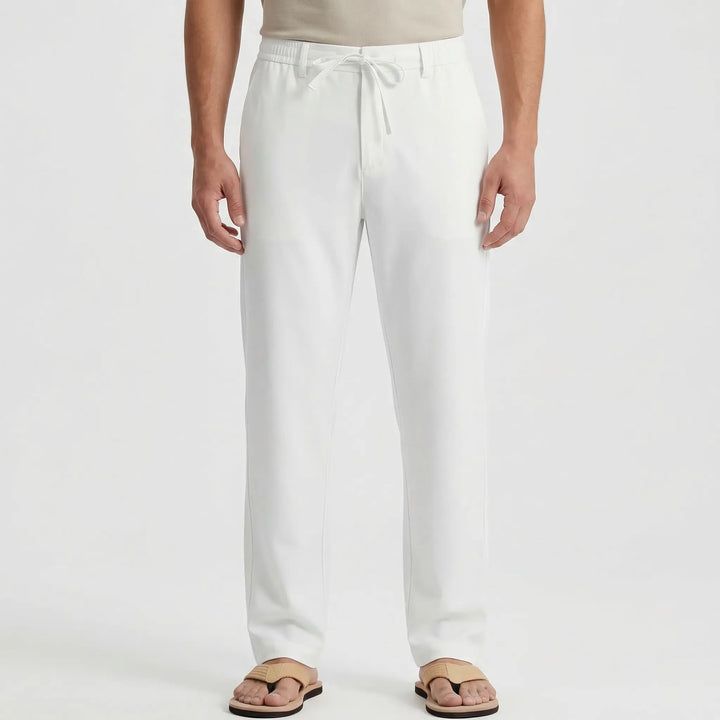 Sandova - Relaxed Fit Drawstring Casual Pants