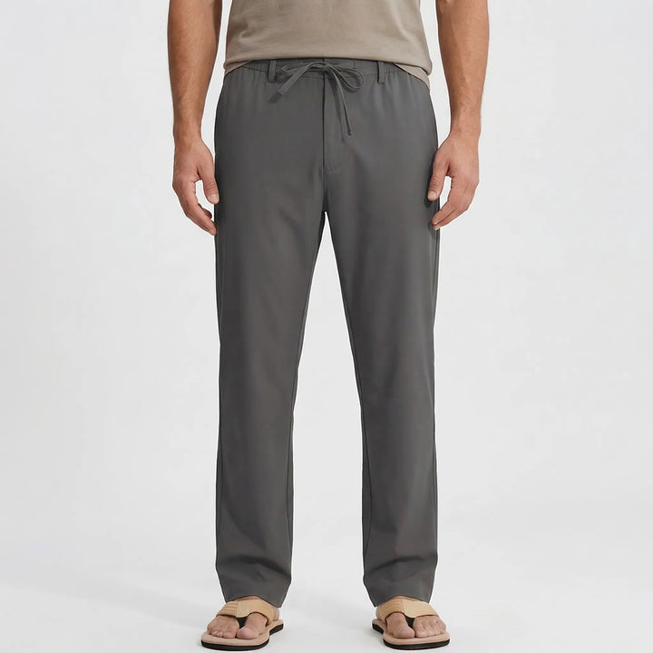 Sandova - Relaxed Fit Drawstring Casual Pants