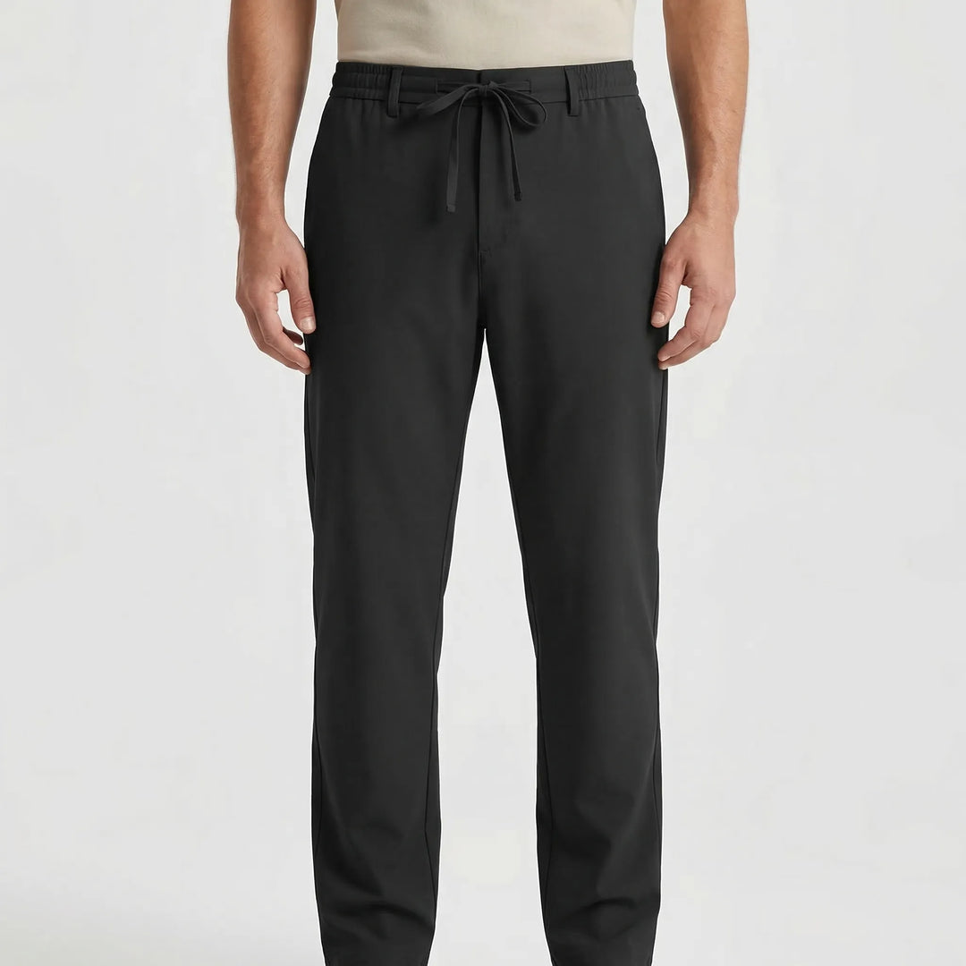 Sandova - Relaxed Fit Drawstring Casual Pants
