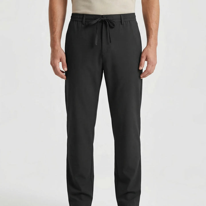 Sandova - Relaxed Fit Drawstring Casual Pants