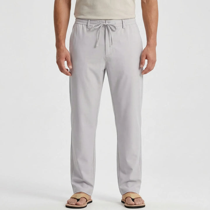 Sandova - Relaxed Fit Drawstring Casual Pants