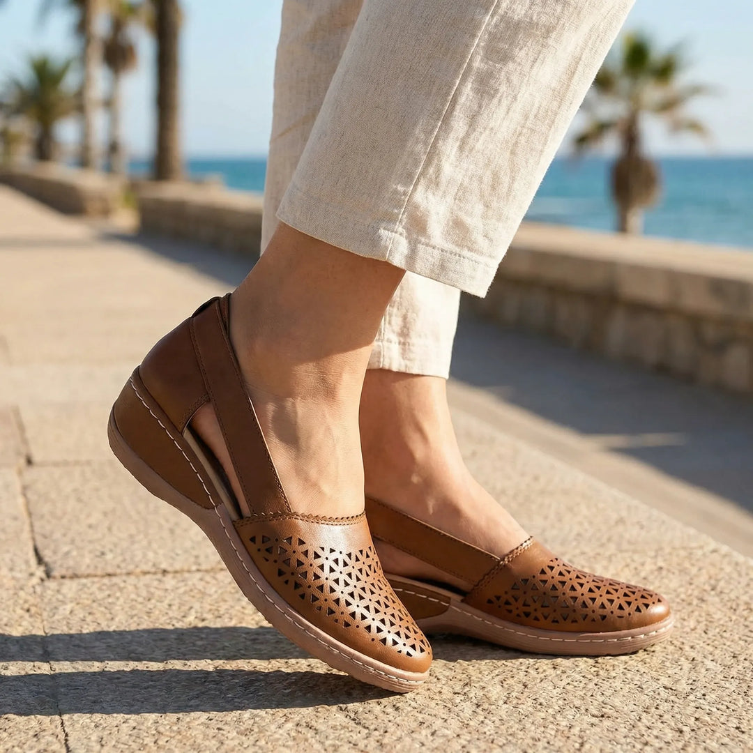 Sandrift - Slip-On Wedge Sandal For Women