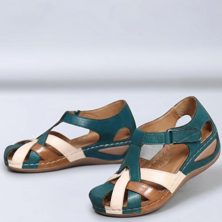 Sandriva - Open-Toe Wedge Sandal For Women
