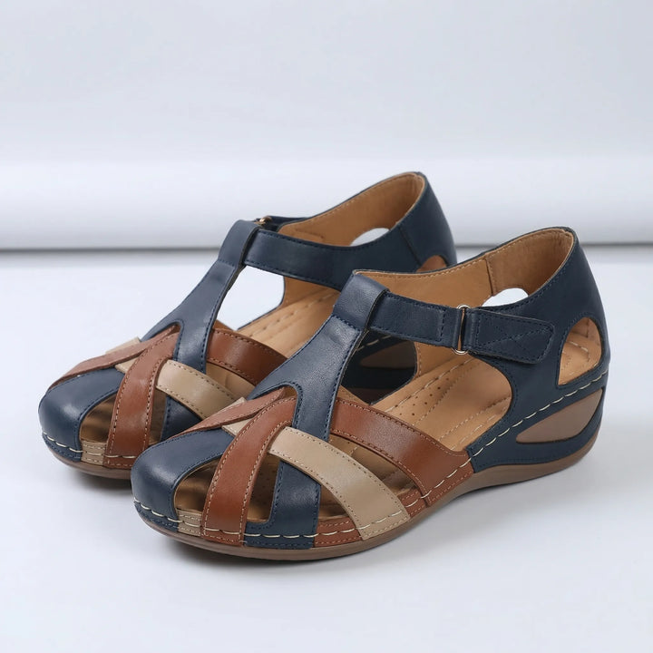 Sandriva - Open-Toe Wedge Sandal For Women