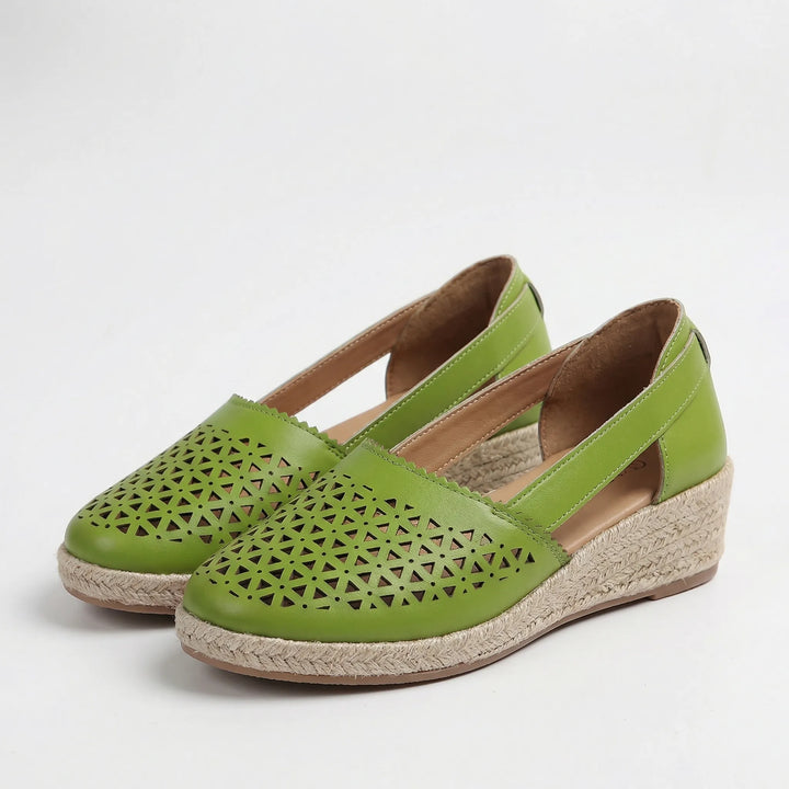 Sandriva - Slip-On Wedge Espadrille Flat