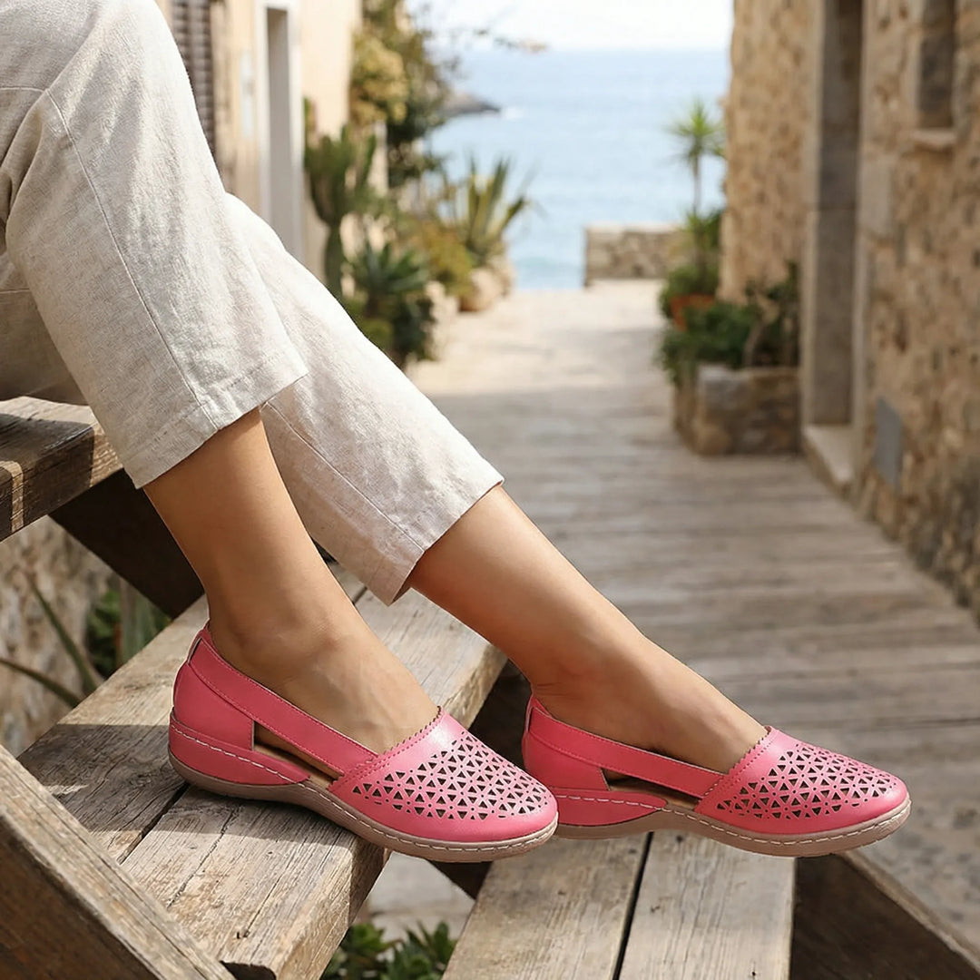 Sandriva - Slip-On Wedge Espadrille Flat