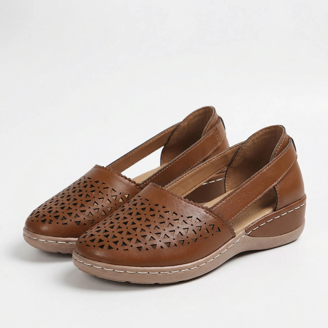 Sandriva - Slip-On Wedge Espadrille Flat