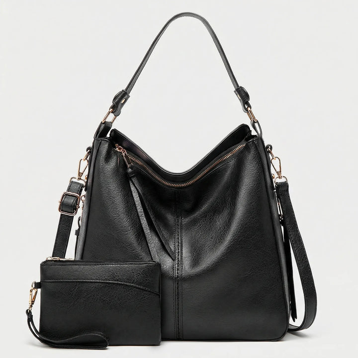 Satcheva - Spacious Hobo Shoulder Tote Bag