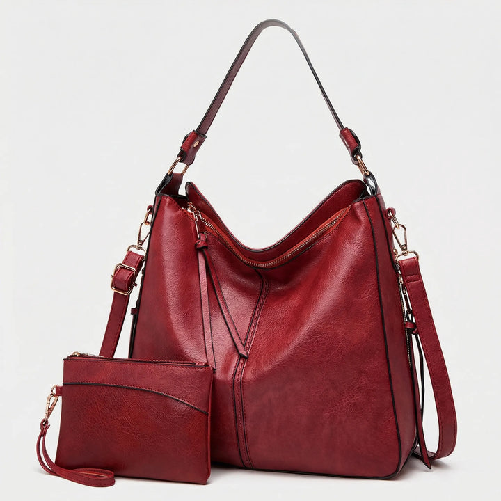 Satcheva - Spacious Hobo Shoulder Tote Bag