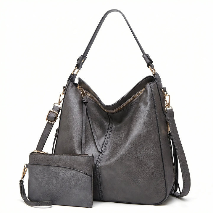 Satcheva - Spacious Hobo Shoulder Tote Bag