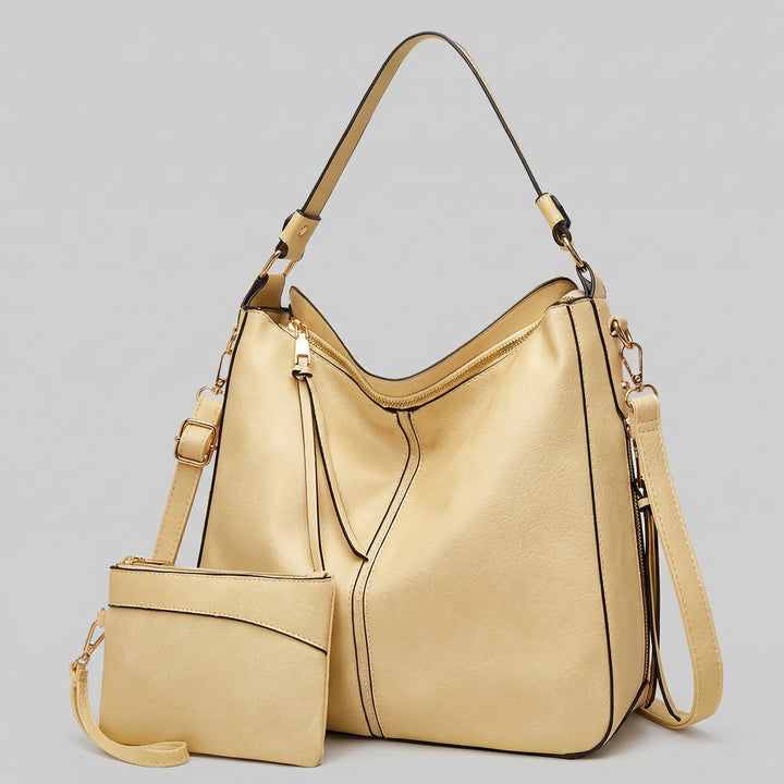 Satcheva - Spacious Hobo Shoulder Tote Bag
