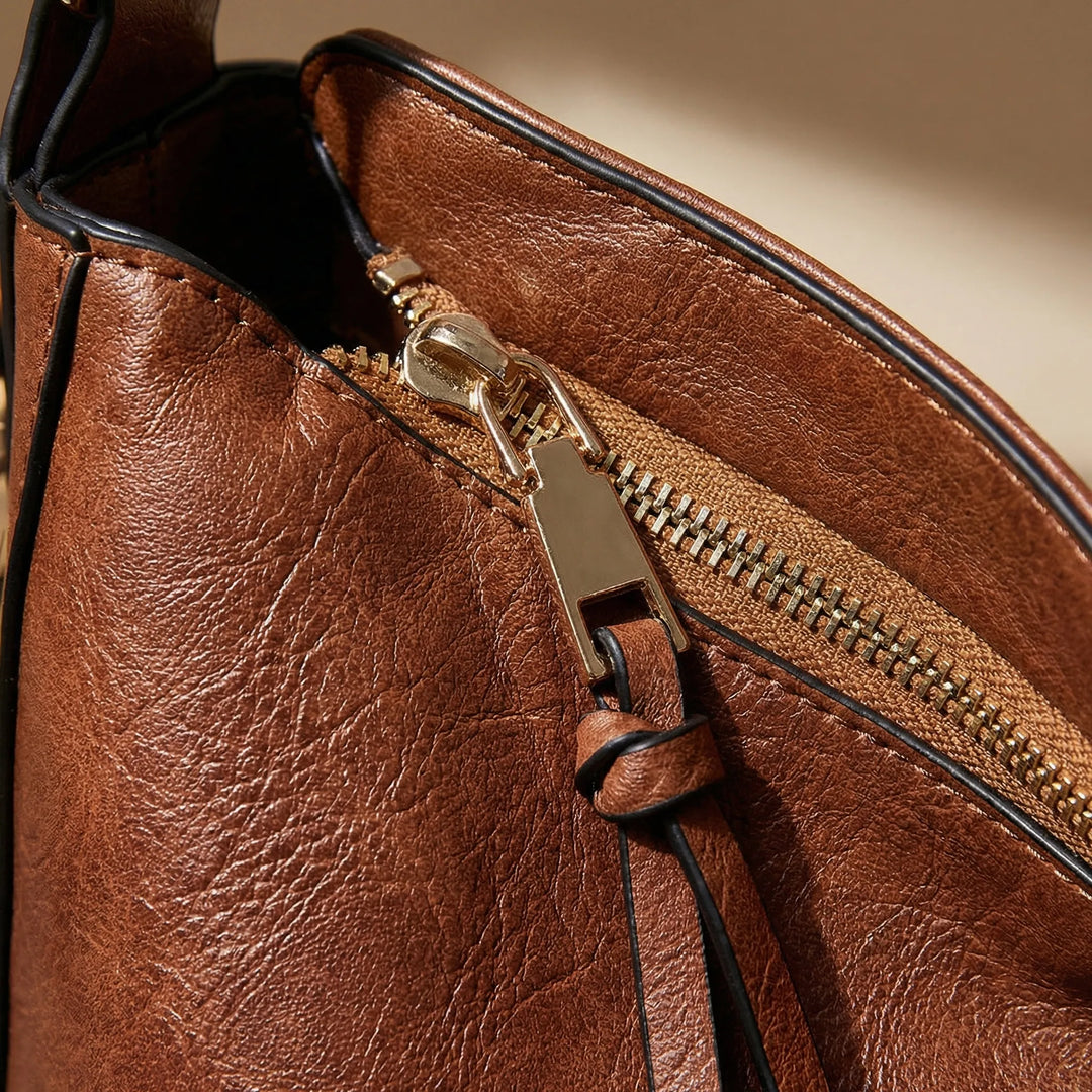Satcheva - Spacious Hobo Shoulder Tote Bag