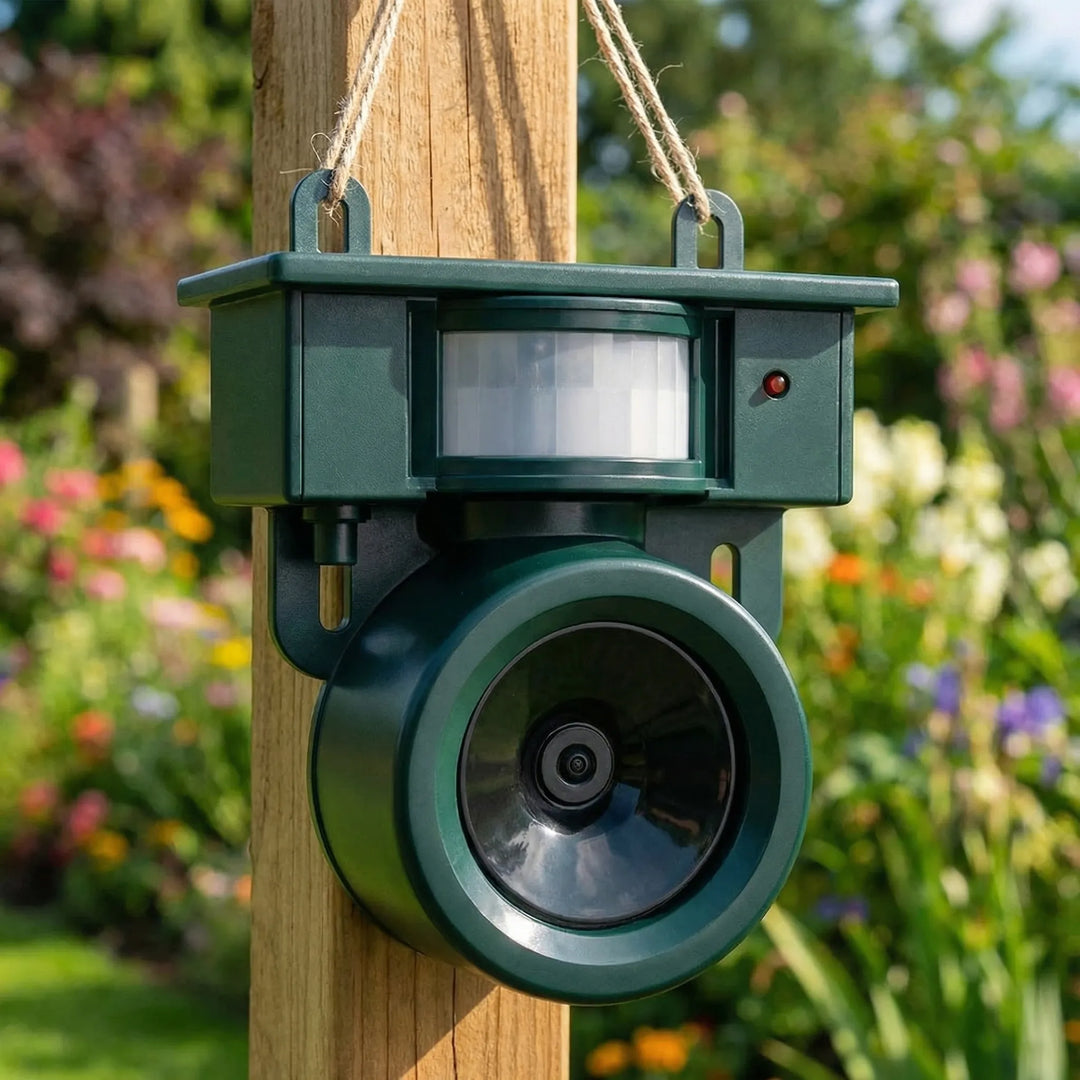 Scarvox - Solar-Powered Motion Sensor Bird Deterrent