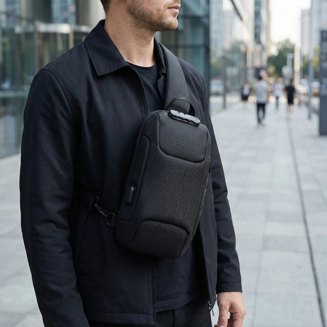 Securovex - Anti-Theft Crossbody Sling Bag With USB Charging
