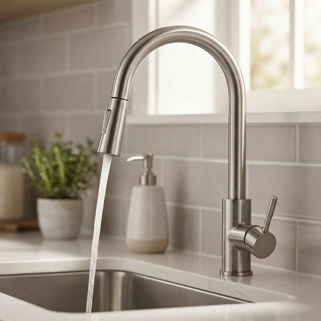 Senzara - Motion Sensor Deck-Mounted Kitchen Faucet