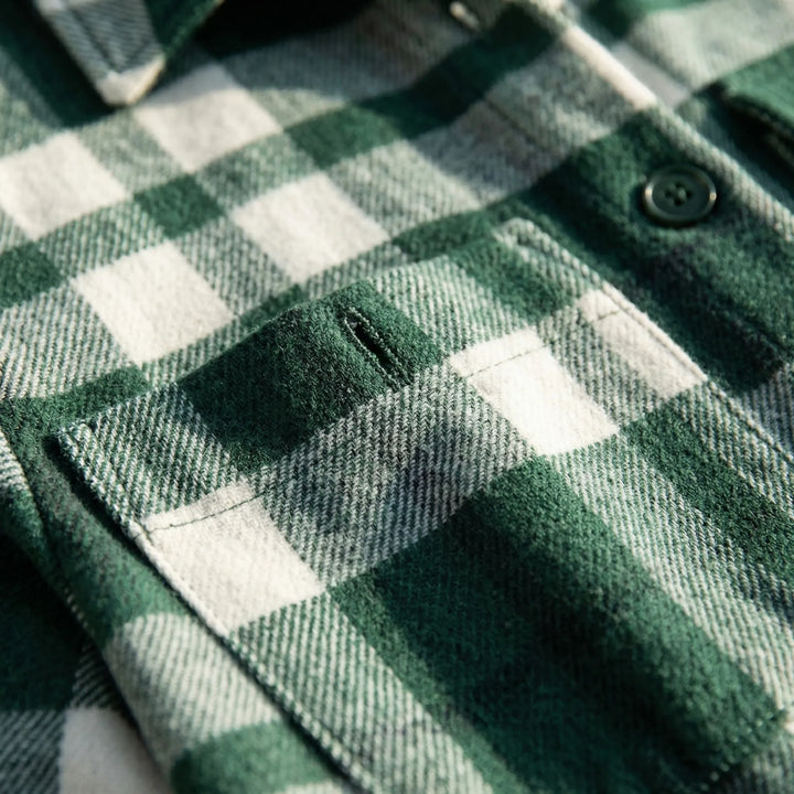 Shacква - Relaxed Fit Plaid Overshirt